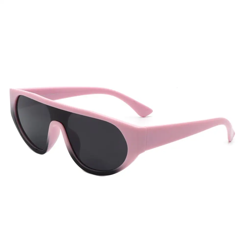 Round Flat Top Frame Sunglasses