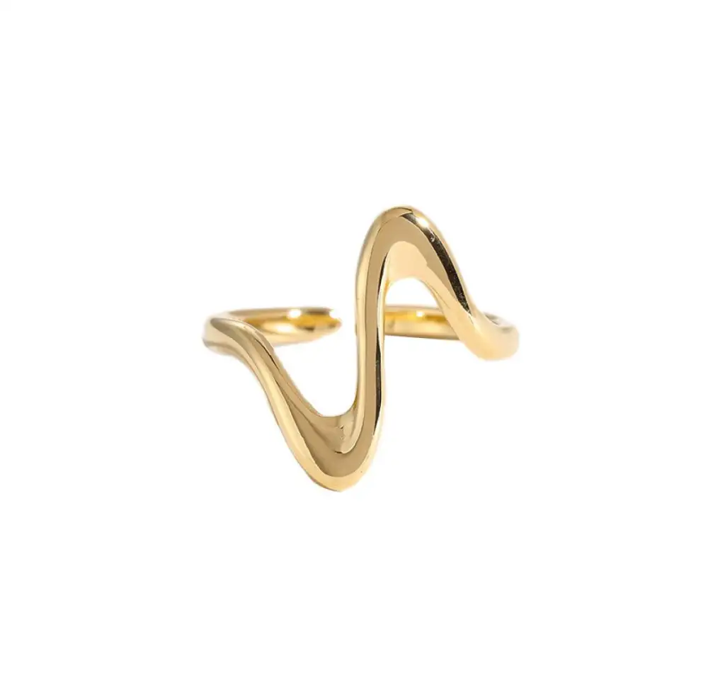 Heartbeat Motif Ring