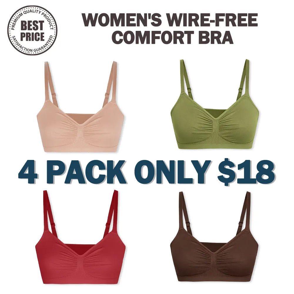 🔥Last Day💥Women's Wire-free Comfort Bra🔥8-Pack Only $24
