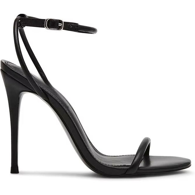 Elora Brown Ankle Strap Stilettos