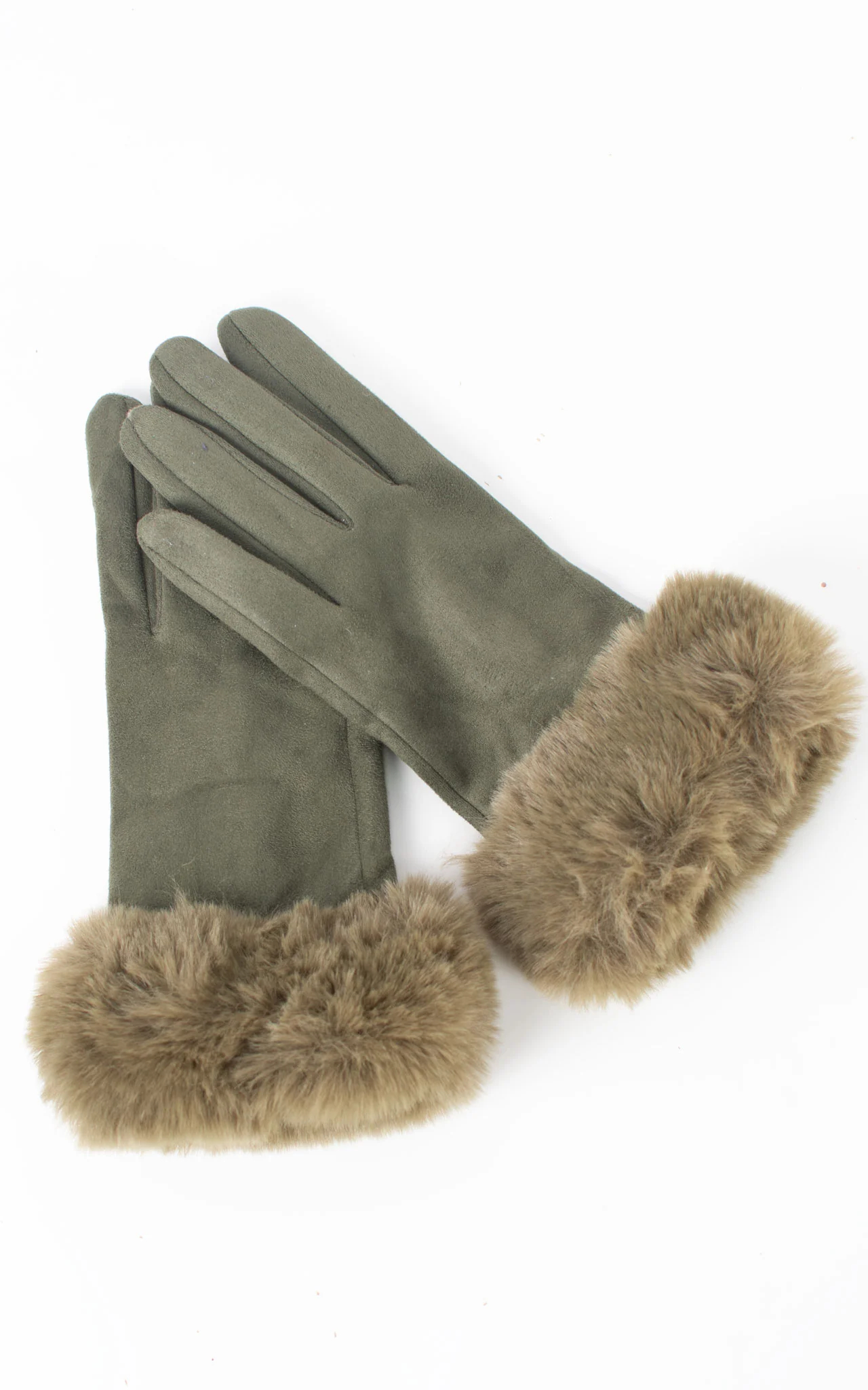 Casual Fashion Vintage Faux Suede Gloves