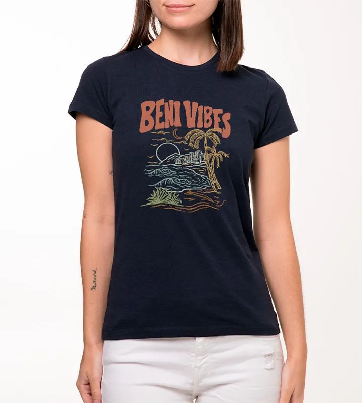 Coconut Tree Line Pattern T-Shirt