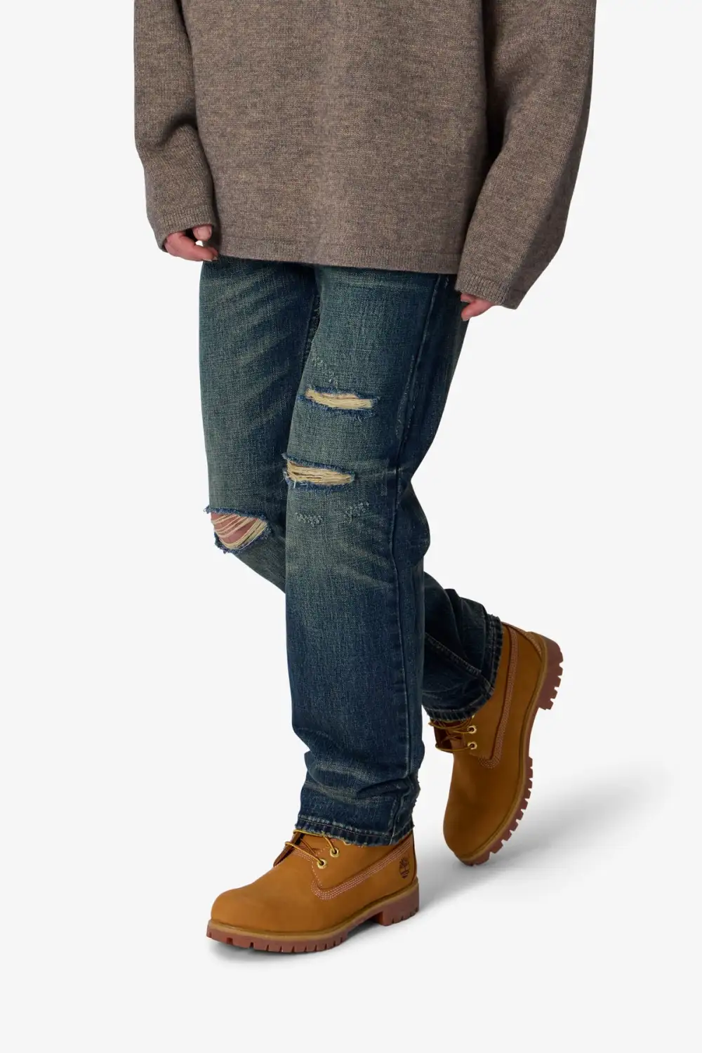 Distressed Baggy Jeans