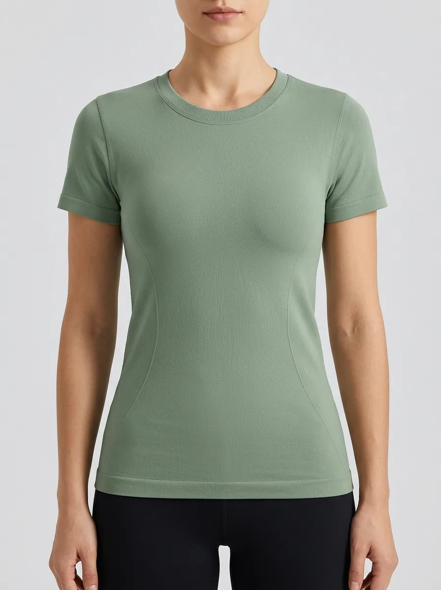 Women's Seamless Contoured Crewneck T-Shirt