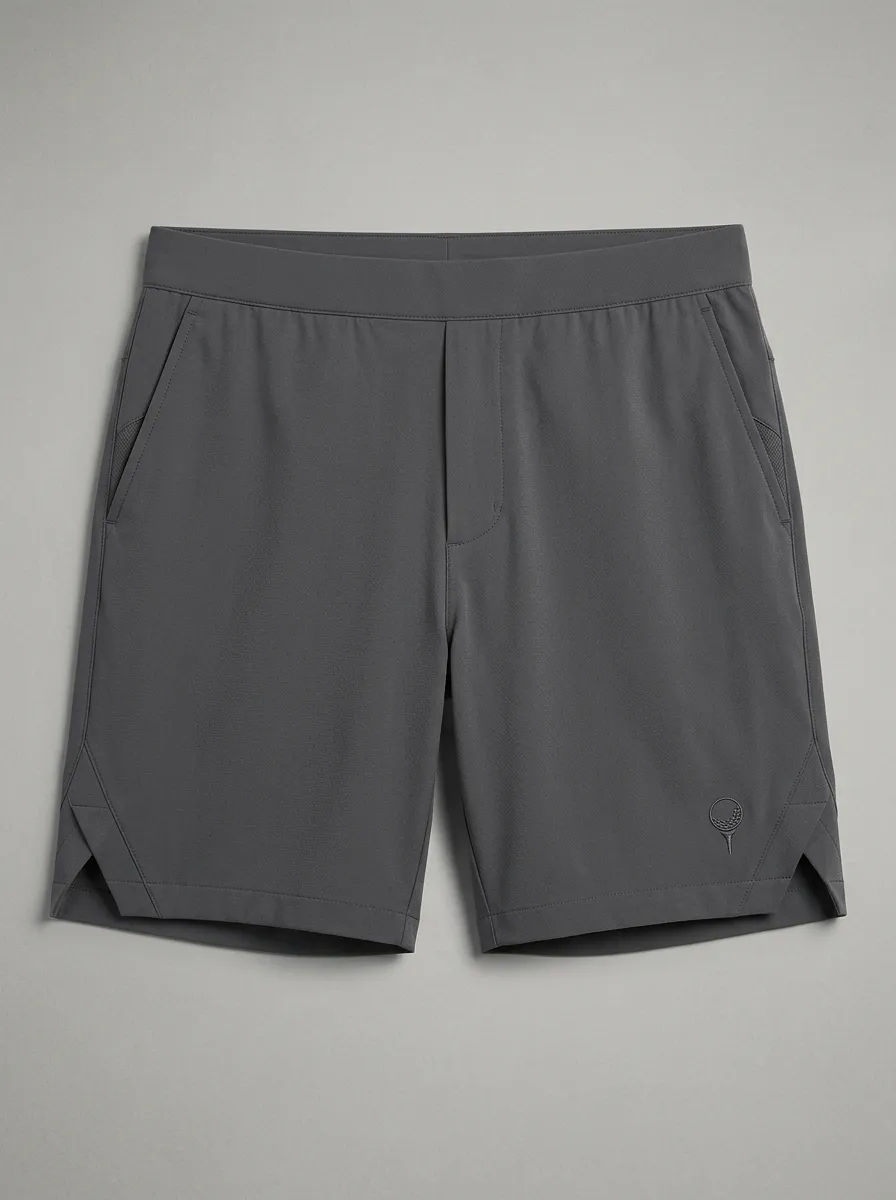 Sport Golf-Ball Ball-On-Tee Golf Athletic Shorts