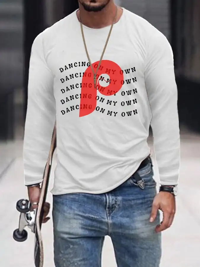 Men's Baseball Team Victory Song Print T-Shirt