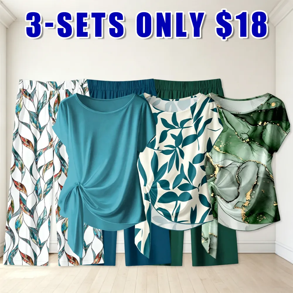 🎉Hot Sale🔥-Women's Casual Printed Set🔥6-Sets - All Colors Included