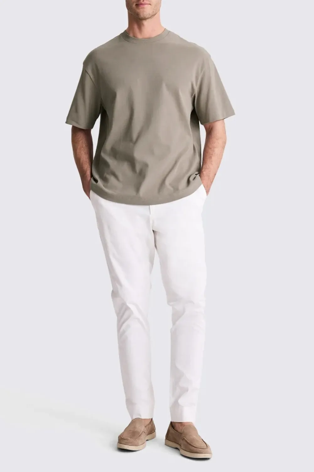 Men's Black Heavyweight Round-Neck T-Shirt