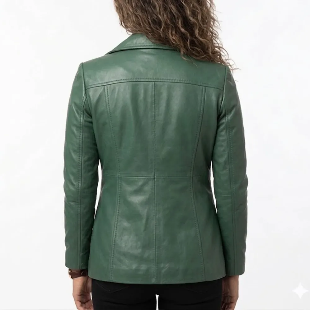 Winter Sheepskin Leather Coat