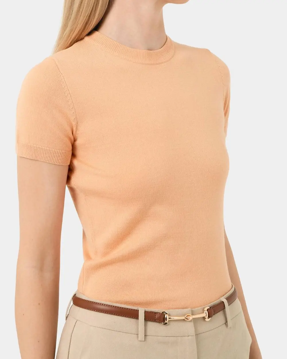 Stretch Knit Fabric Short Sleeve Knit