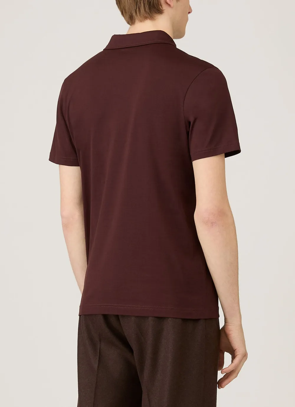 Cotton Jersey Short Sleeve Polo Shirt