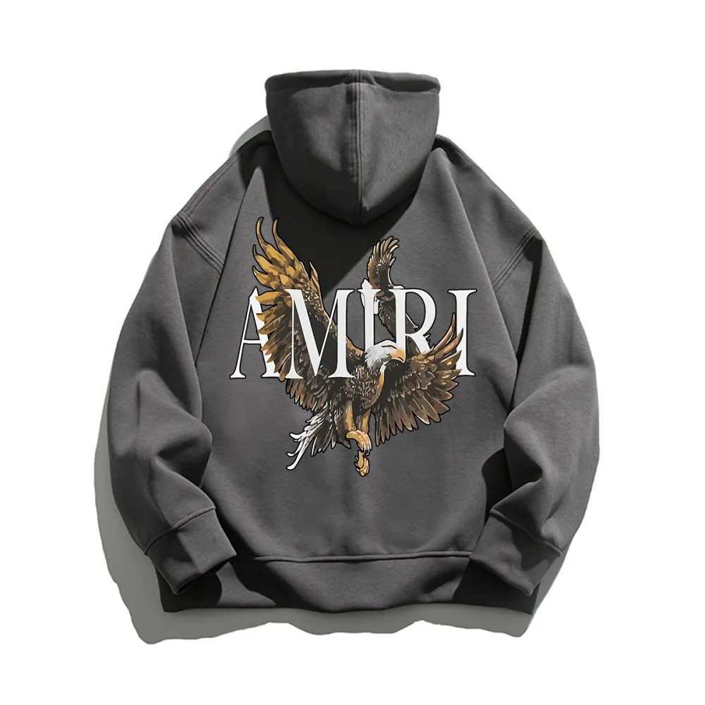 Monogram Detailed Black Hoodie For Urban Fashion