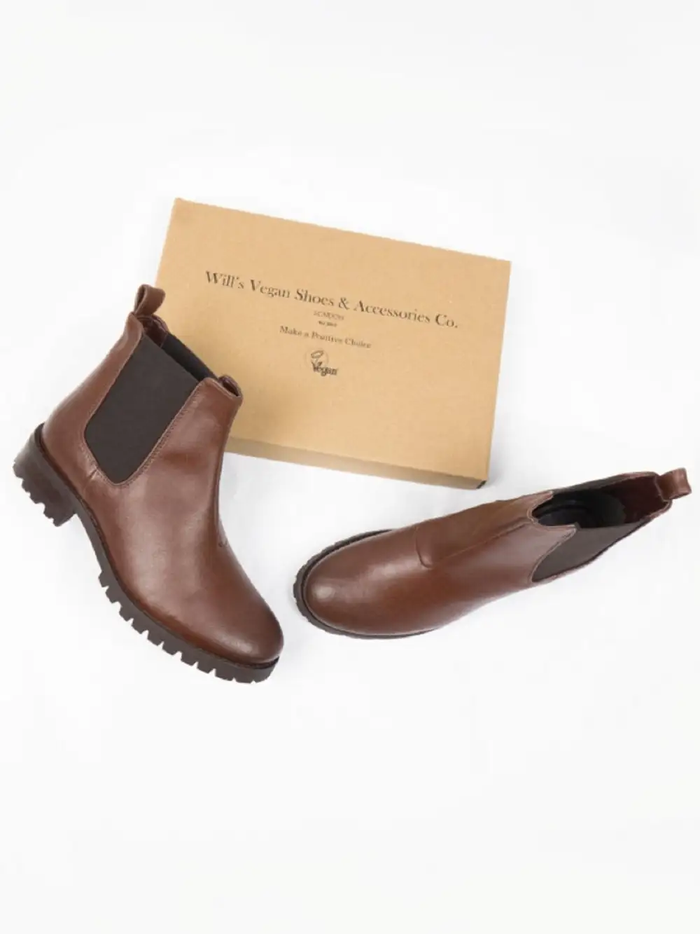Women's Contemporary Casual Water Resistant Vegan Leather Chelsea Boots