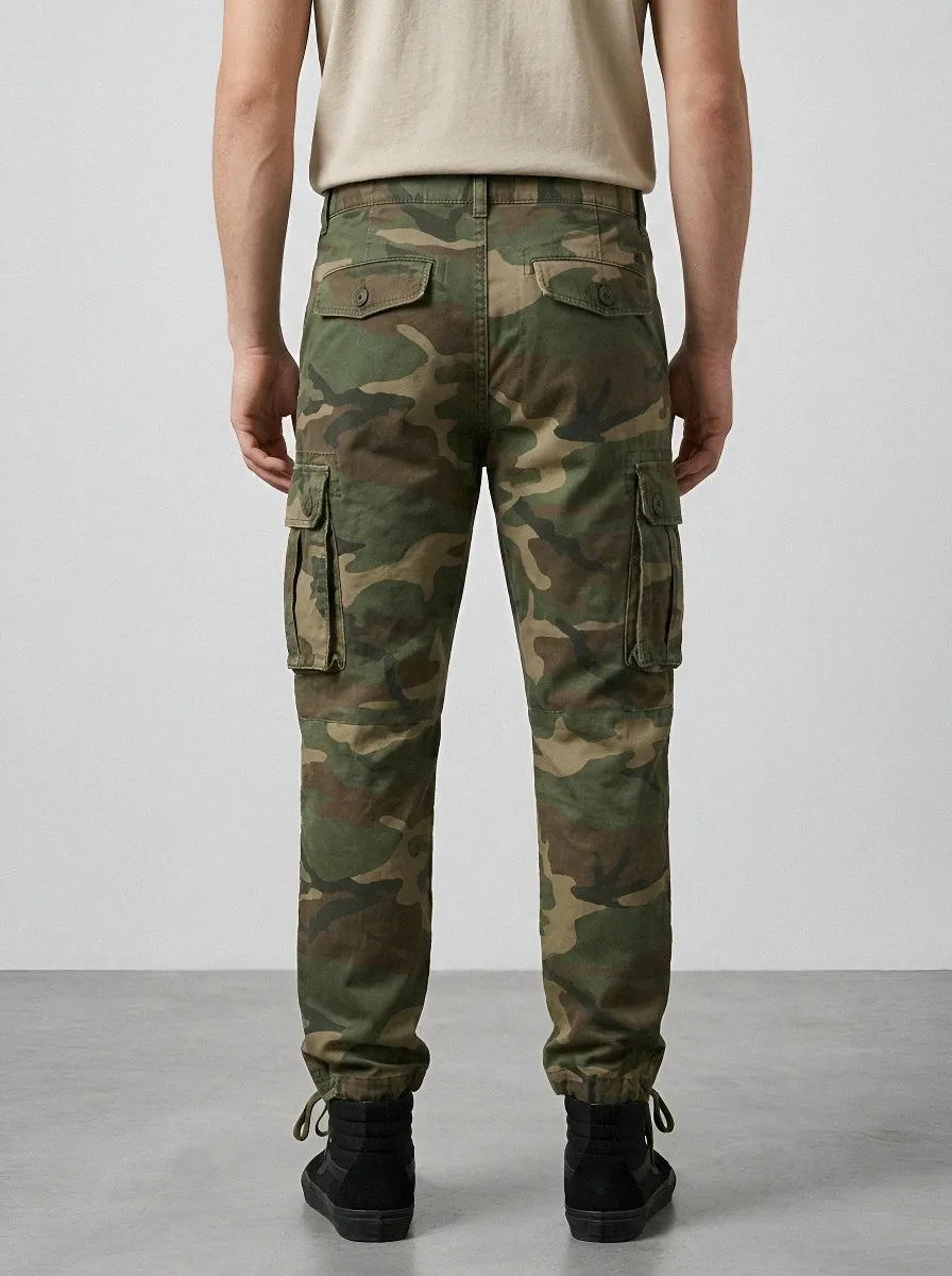 Field-Ready Camouflage Military-Inspired Camouflage Cargo Pants