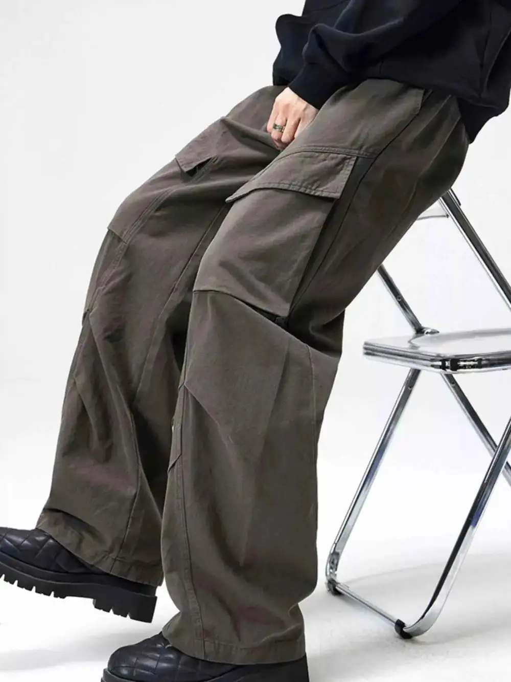 Cargo Utility Pants with Multiple Pockets