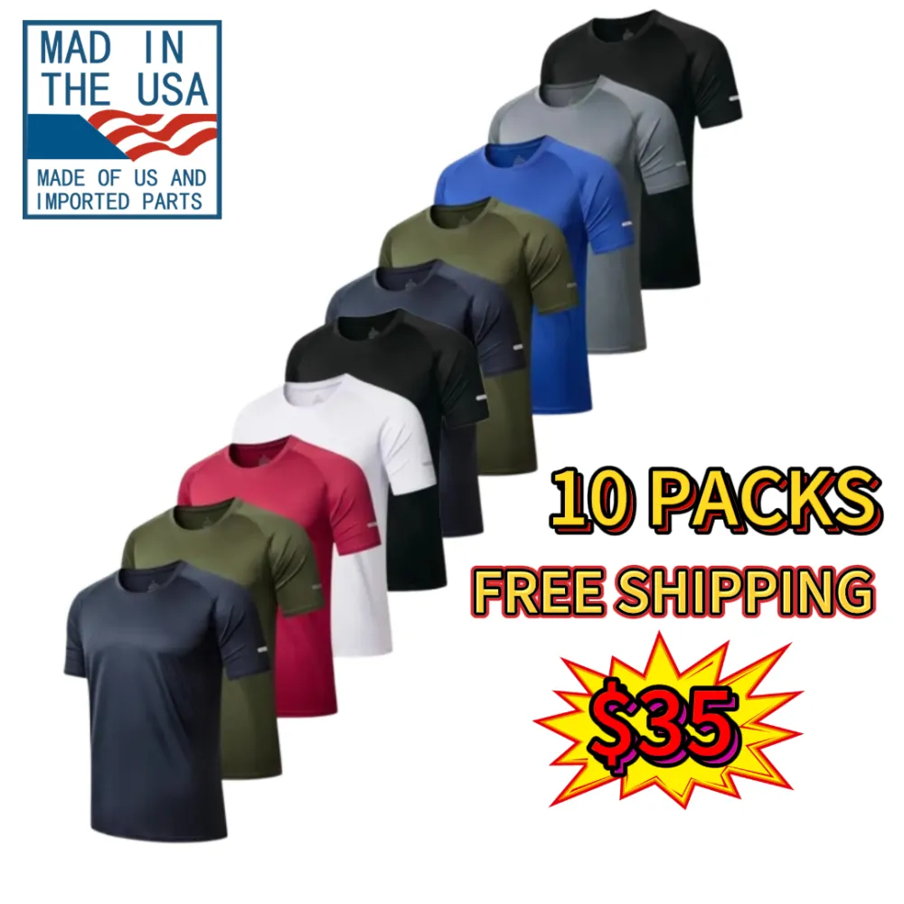 🔥Last Day 49%-Men's Plain Round Neck Raglan Sleeve Spring Sports basketball volleyball Jersey Casual Tee for Gym Workout Fitted Active Sportswear Activewear Clothing compression shirt workout tops gym outfits