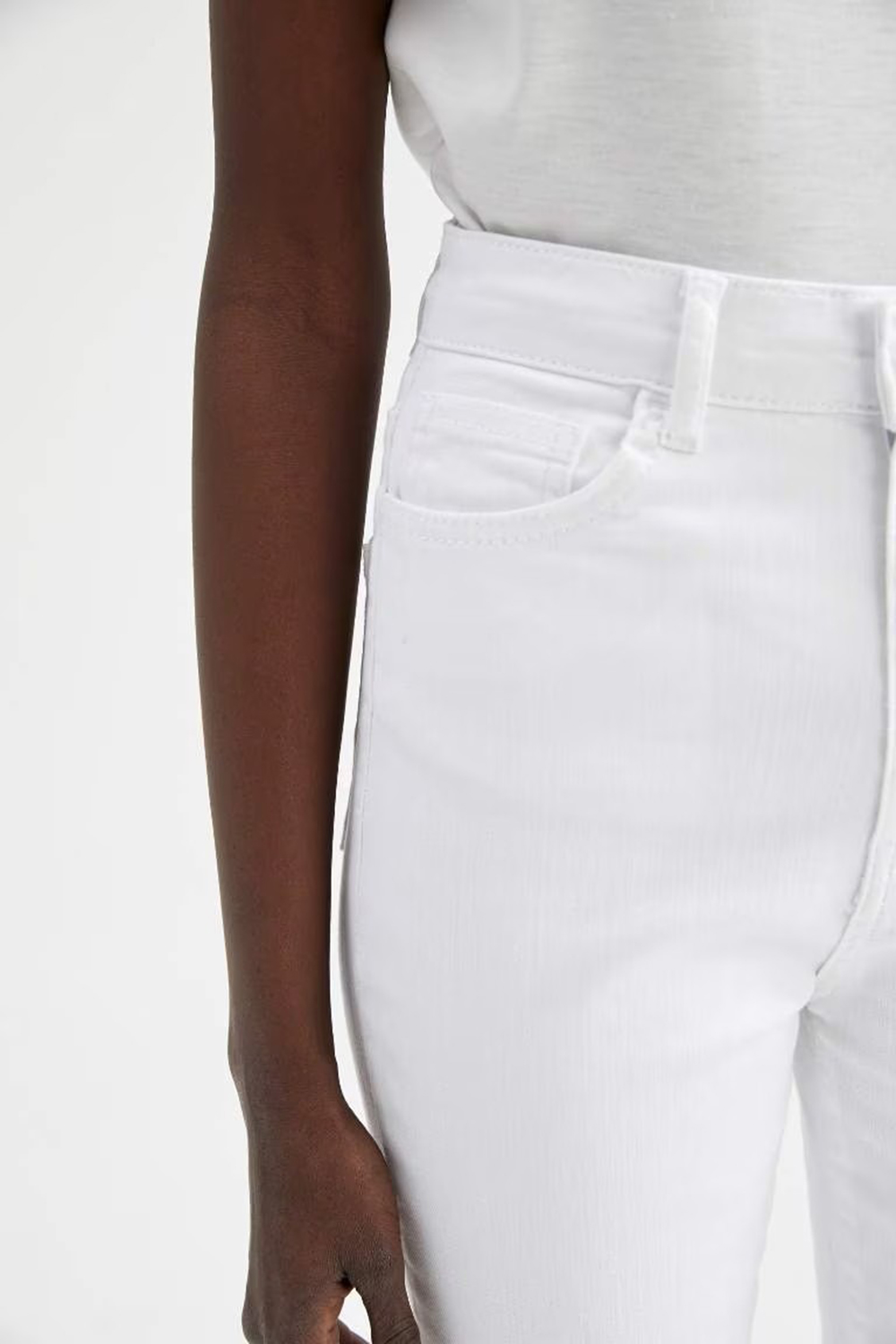 Flared Gabardine Trousers