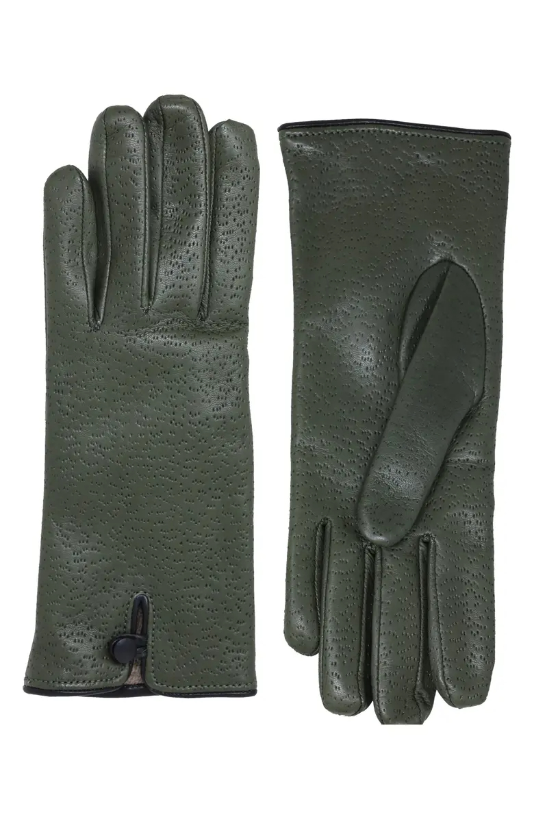 Cashmere Lined Leather Gloves