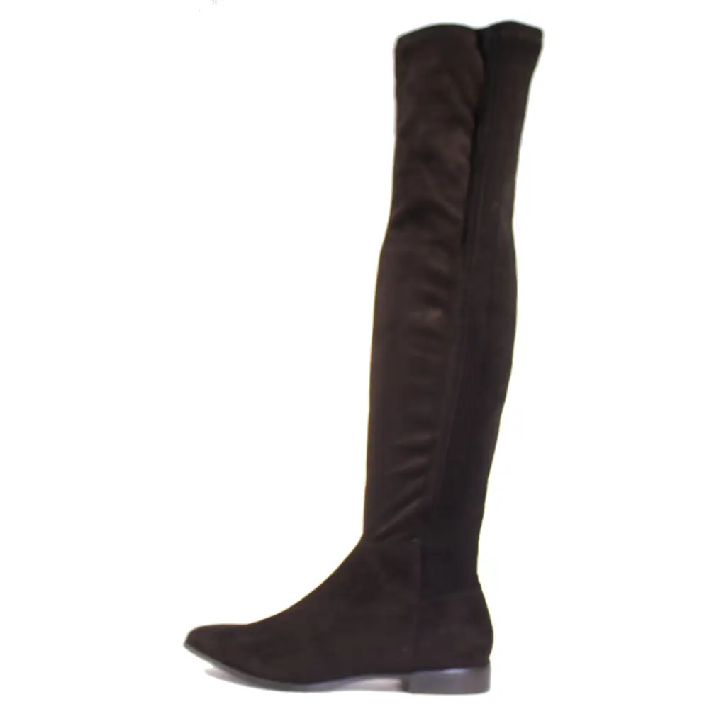 Block Heel Over The Knee Boots