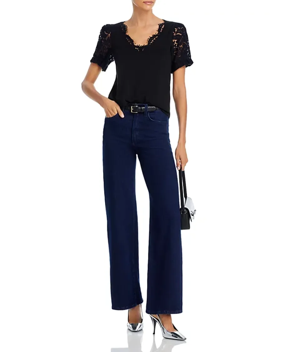 Elegant Style V-Neck Tees