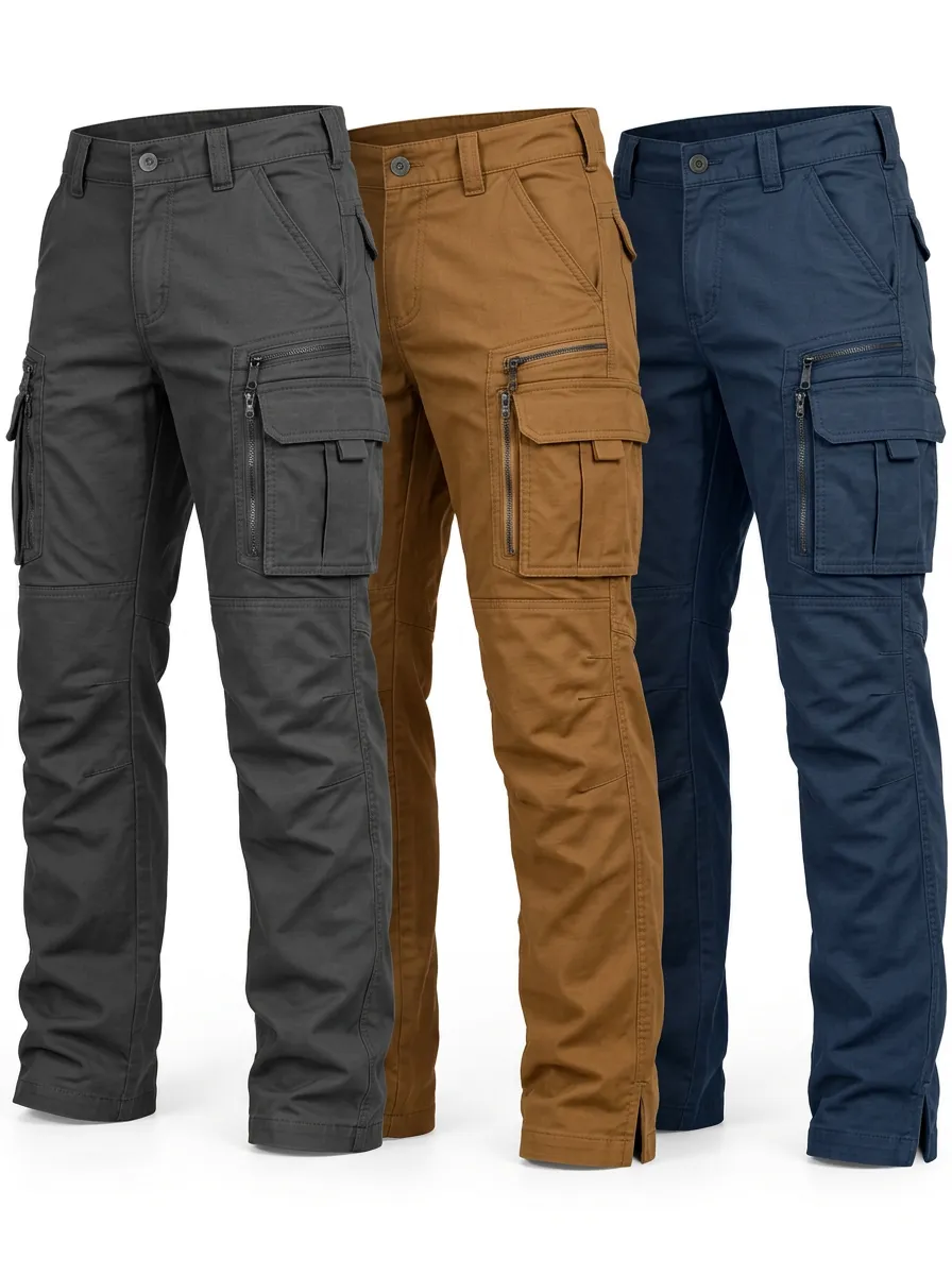 Rugged Wear Tactical Cargo Multi Pocket Men's Multi Pack Tactical Pants
