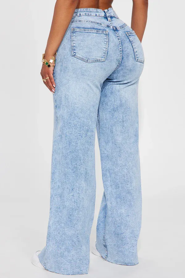 So Valid Stretch Wide Leg Jeans