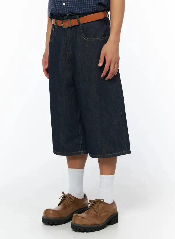 Men's Indigo Bermuda Denim Shorts
