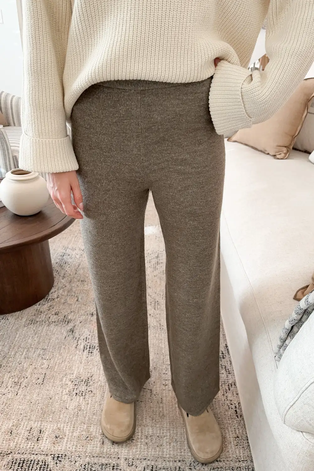 Cozy Soft Straight Leg Pants