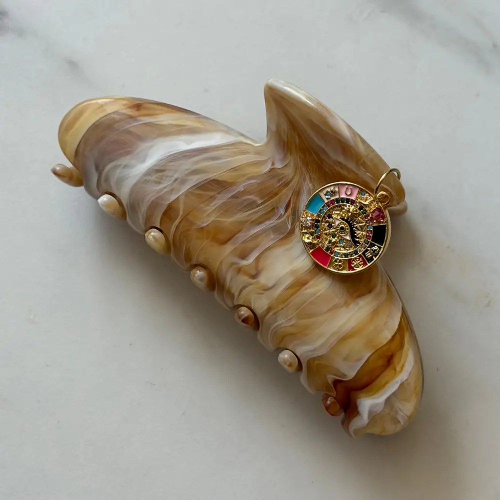 Layered Swirl Hair Claw Clip