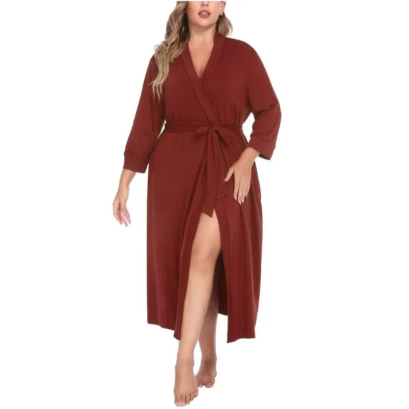 Women's Plus Size Kimono Robe