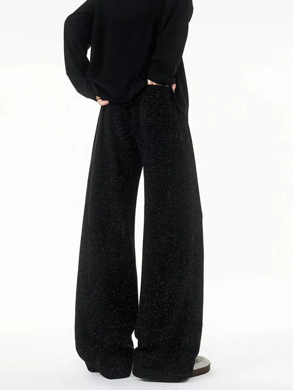 Men's Plus Size Relaxed Fit Textured Knit Pants