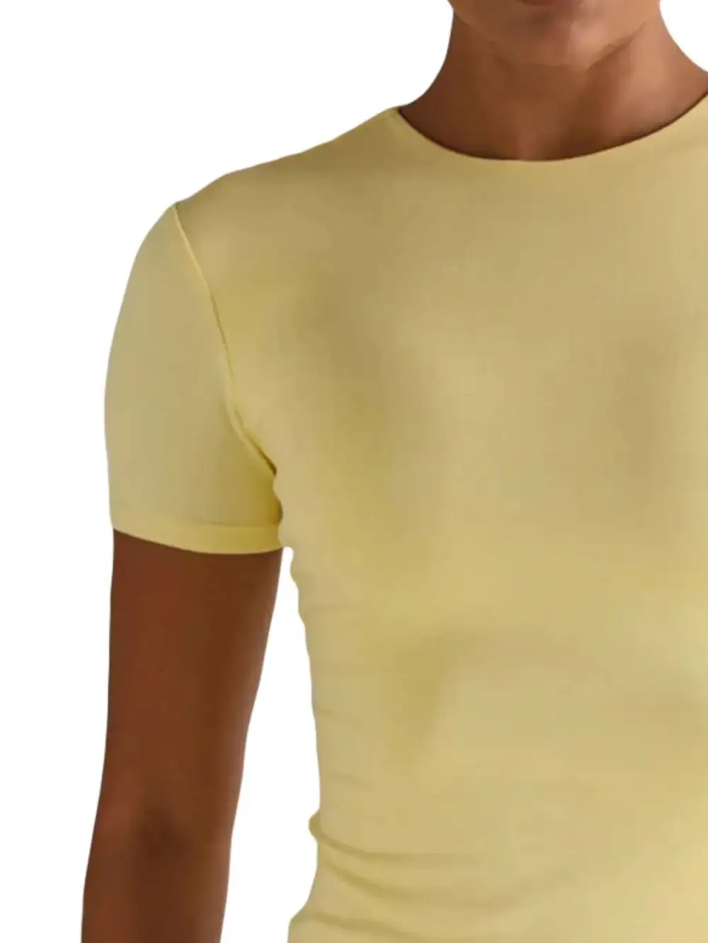 Round Neck Short Sleeve Top Set Swim Cover Up