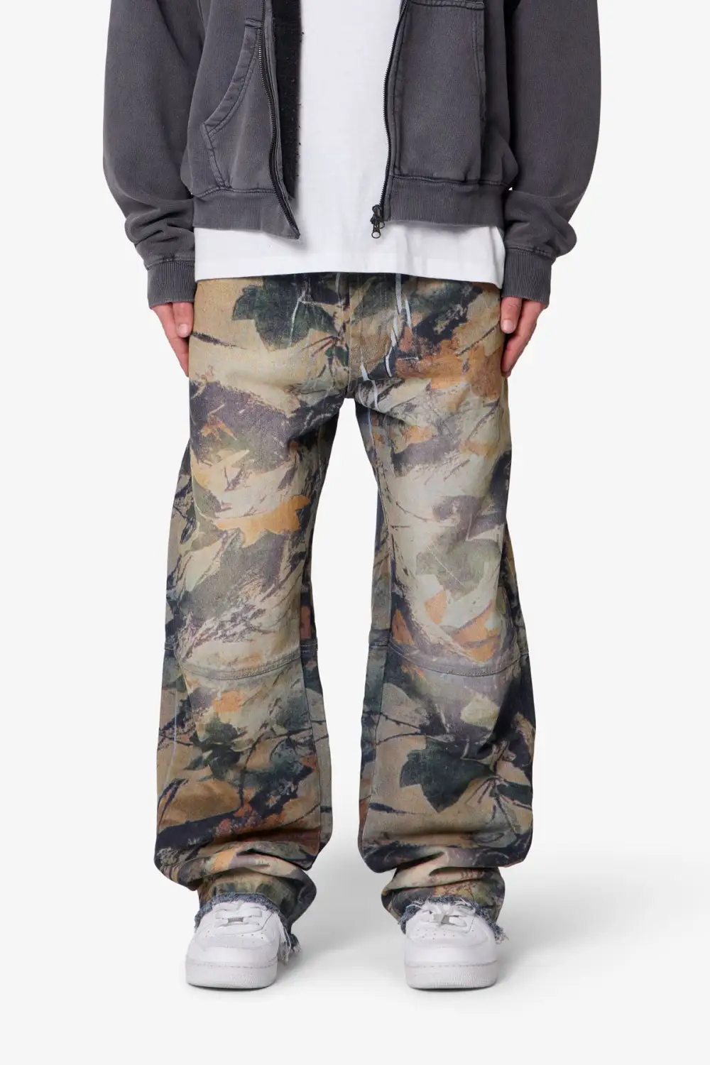 Patterned Ultra Baggy Jeans