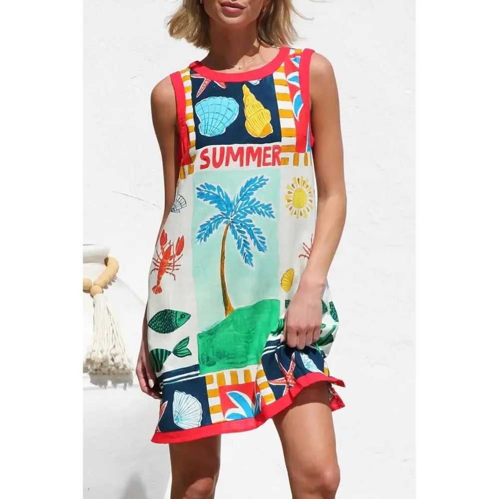 Beach Shift Casual Dress