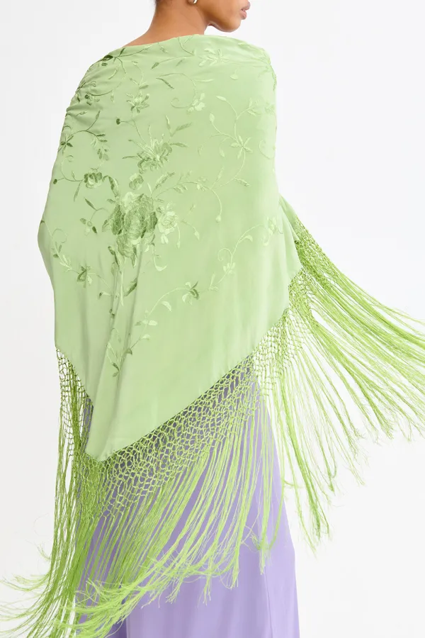 Shawl in a Single Shade