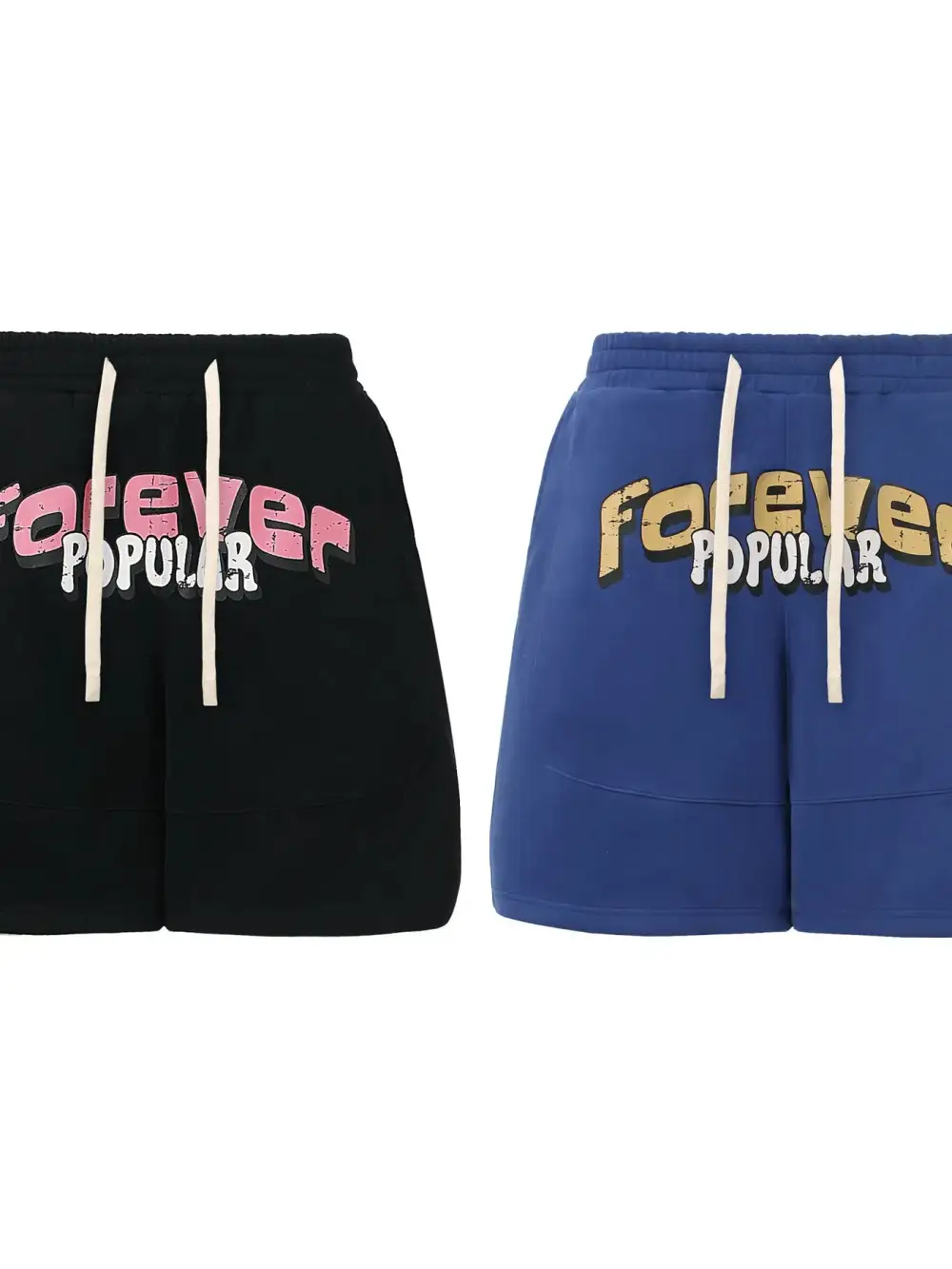 Easy Drawstring Cotton Blend Casual Shorts