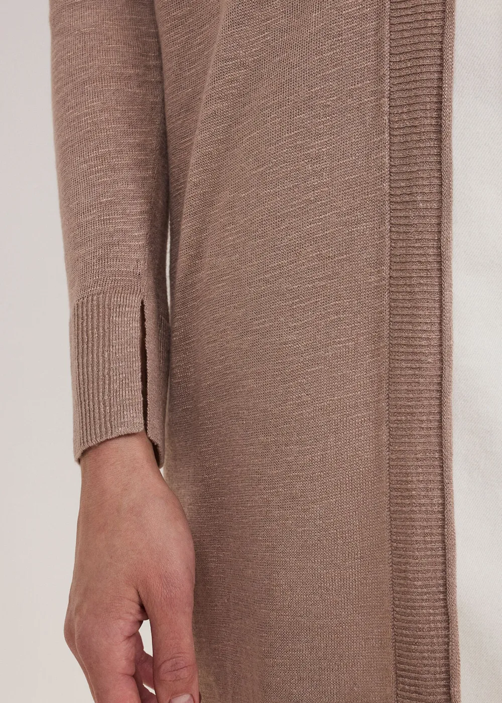 Long-Sleeved Women's Knitted Cardigan