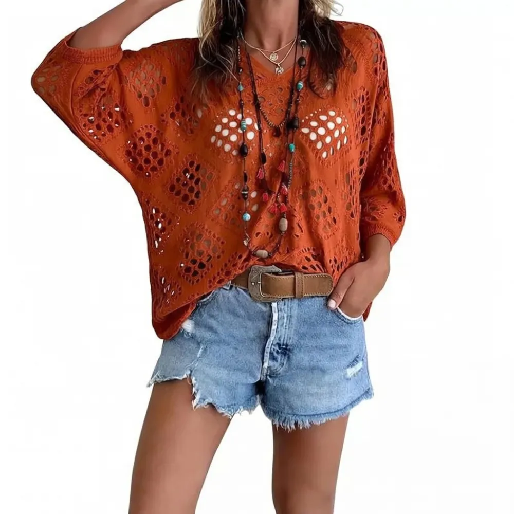 Women's V-neck top
