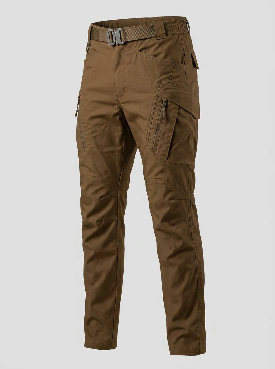 Men's Quick-Release Belt Outdoor Cargo Pants