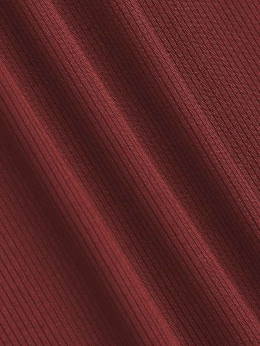 Jersey V-Neck Solid Ruched Bodysuit