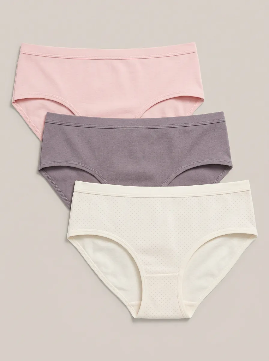 Streamlined Polka-Dot Brief Set