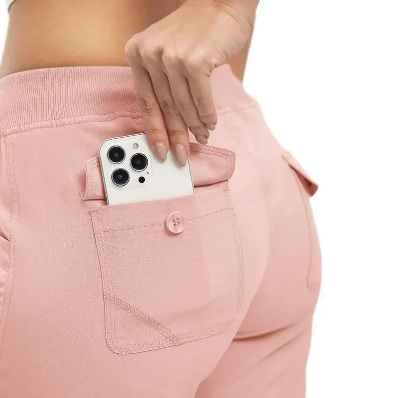 Last Day Promotion⏰Women’s Cargo Capri Lightweight Quick Dry Hiking Shorts with 6 Pockets