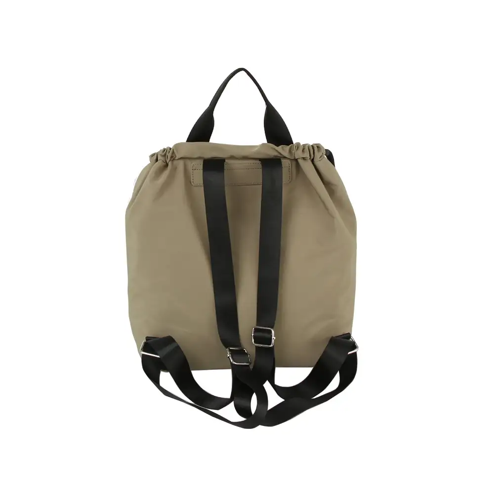 Drawstring Nylon Daily Backpack