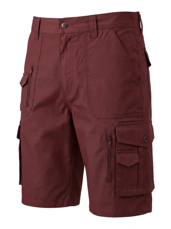 Men's Tactical Outdoor Grey Multi-Pocket Cargo Shorts