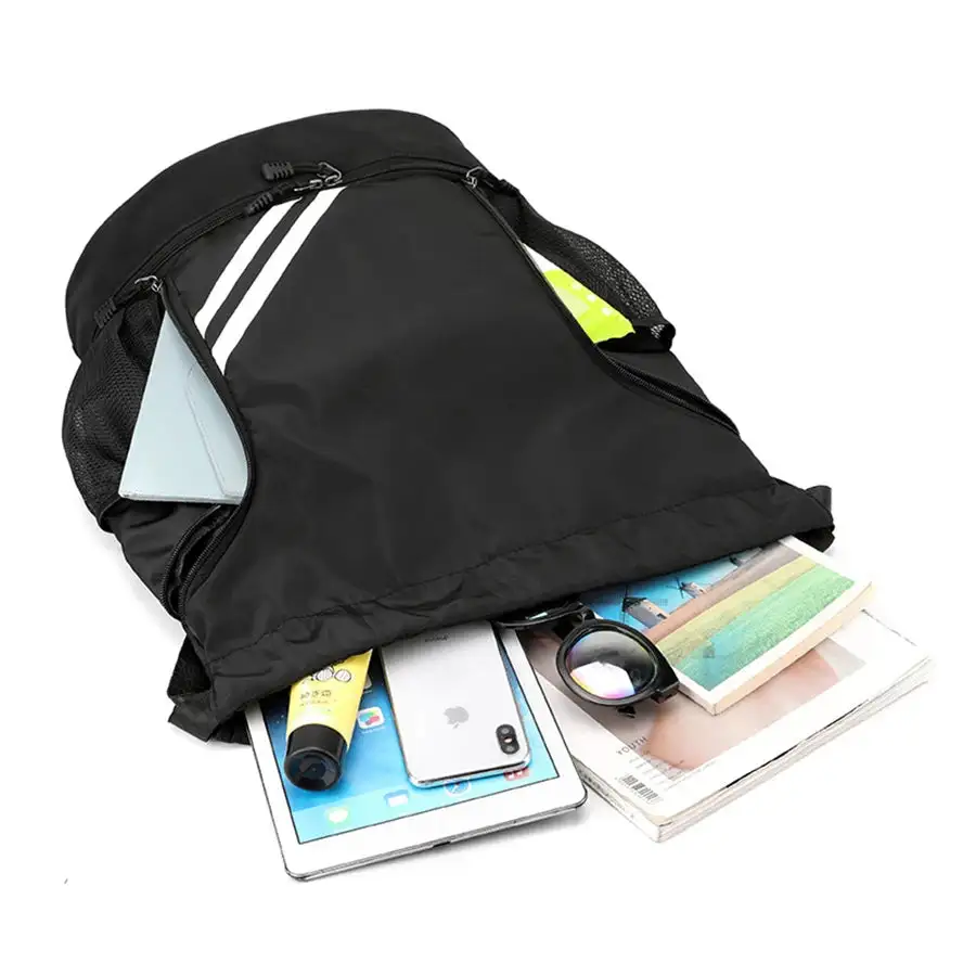 Drawstring Water Resistant Backpack