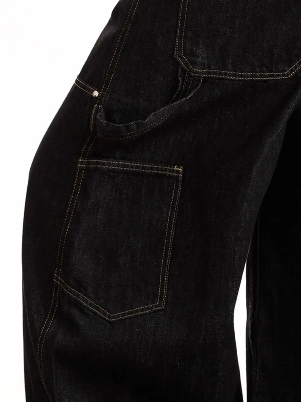 Men's Full Size Pocketed Wide Leg Jeans Plus Size