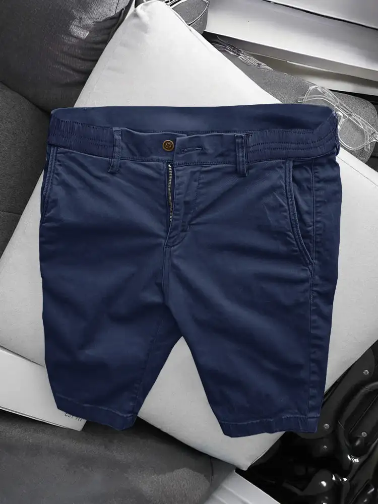 Men's Casual Business Straight Cotton Shorts