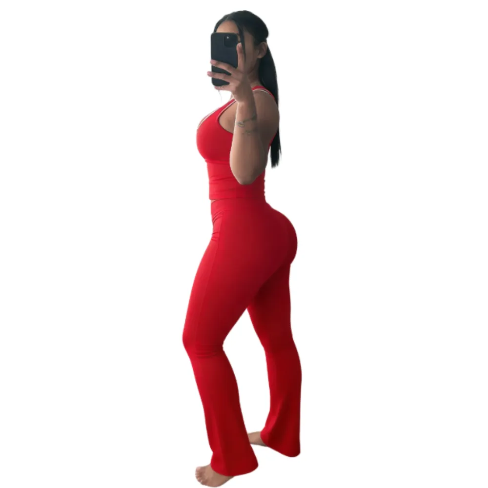 Women's Sleeveless Gym Yoga Outfit