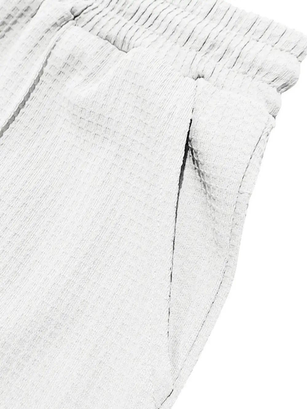 Men's Full Size Textured Drawstring Casual Pants Plus