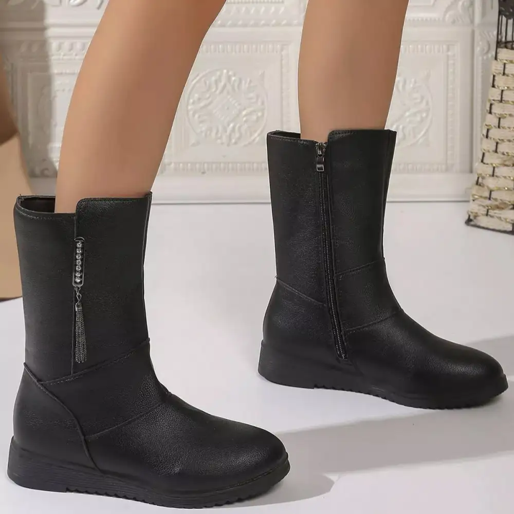 Zip Riding Boots
